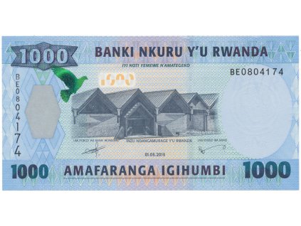 Rwanda, 1000 Francs 2015, P.39a