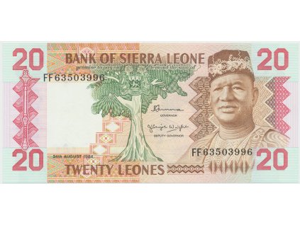 48850 48850 sierra leone 20 leones 1984 p 14b