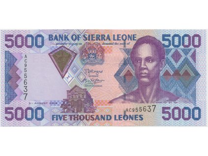 48889 48889 sierra leone 5000 leones 2006 p 27c