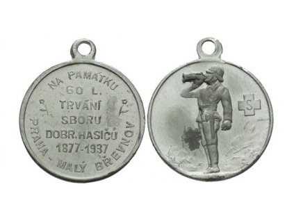 Praha - Malý Břevnov - Na památku 60-letého trvání sboru dobrovolných hasičů