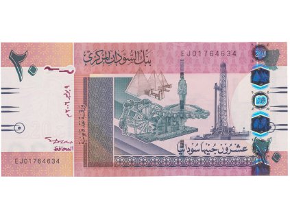 Súdán, 20 Pounds 2006, P.68a
