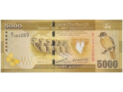 Srí Lanka, 5000 Rupees 2010, P.128a