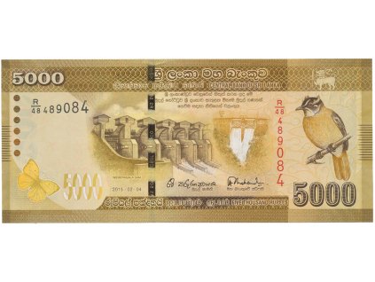 49042 49042 sri lanka 5000 rupees 2015 p 128c