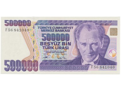 49081 49081 49081 turecko 500 000 lira 1993 p 208