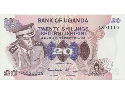 49114 49114 49114 uganda 20 shillings 1973 p 7c