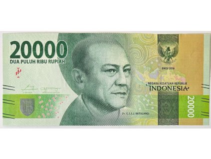 Indonésie, 20.000 Rupiah 2016~2021, P.158
