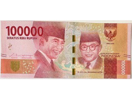 Indonésie, 100.000 Rupiah 2016~2021, P.160