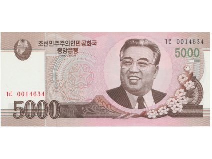Severní Korea, 5000 Won 2008, P.66