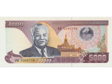 49348 laos 5000 kip 2003 p 34b