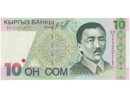 Kyrgyzstán, 10 Som 1997, P.14