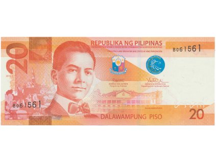 49684 49684 49684 filipiny 20 piso 2010 2014 p 206a