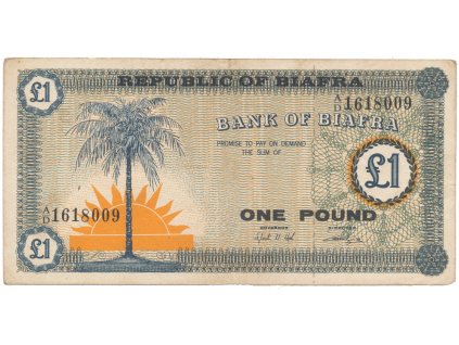 Biafra, 1 Pound (1967), P.2