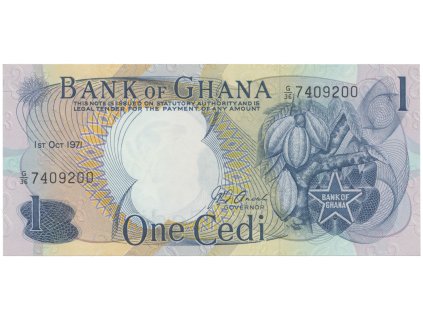 50137 50137 ghana 1 cedi 1971 p 10d