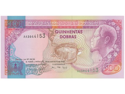 Svatý Tomáš a Princův ostrov, 500 Dobras 1993, P.63