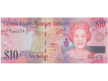 Kajmanské ostrovy, 10 Dollars 2010, P.40a
