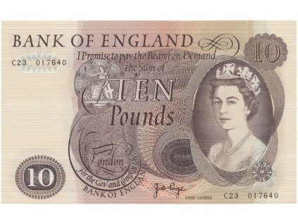 Velká Británie, 10 Pounds (1970~1975), Page, P.376c