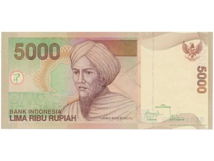 50236 50236 50236 indonesie 5000 rupiah 2001 2007 p 142