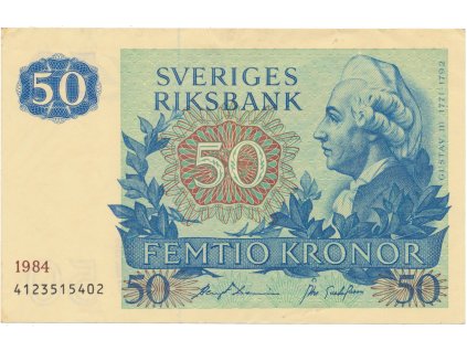 50482 50482 svedsko 50 kronor 1984 p 53d
