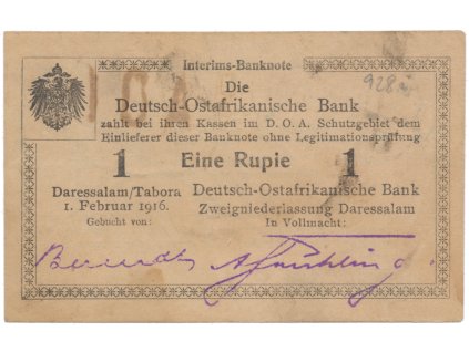 50689 50689 50689 nemecka vychodni afrika 1 rupie 1 2 1916 serie o2 r 928i