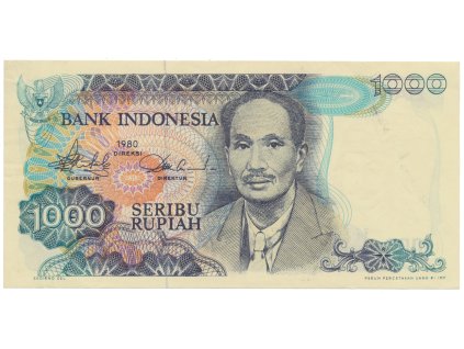 Indonésie, 1000 Rupiah 1980, P.119