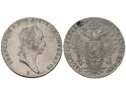 František II., Tolar 1824 B, Kremnica