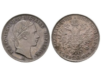 51403 1 20 krejcar 1855 a