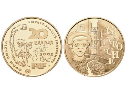 Francie, 20 Euro 2002 - Bídníci