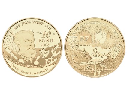 52414 francie 10 euro 2006 cesta do stredu zeme
