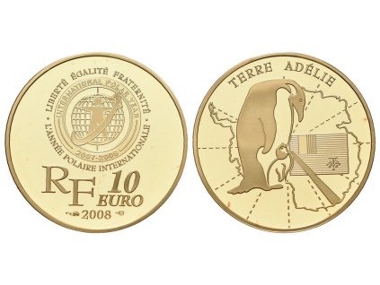 Francie, 10 Euro 2008 - Adélina země