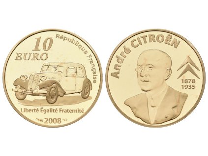 52488 52488 francie 10 euro 2008 andre citroen