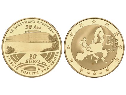 52503 francie 10 euro 2008 50 vyroci evropskeho parlamentu