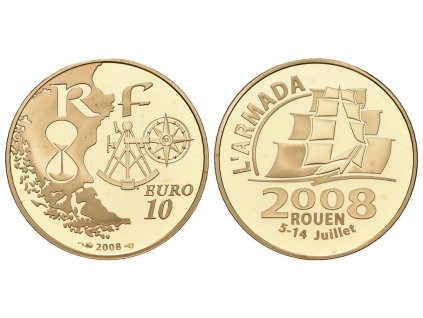52509 52509 francie 10 euro 2008 l armada