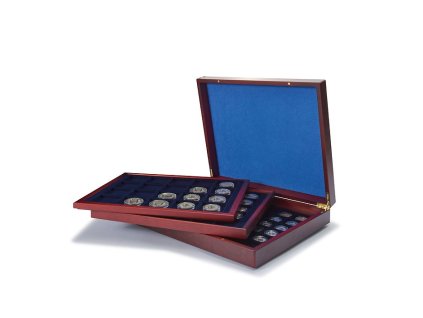 52563 volterra trio muenzkassette mit eckigen faechern fuer muenzen mit 30 39 und 48 mm o