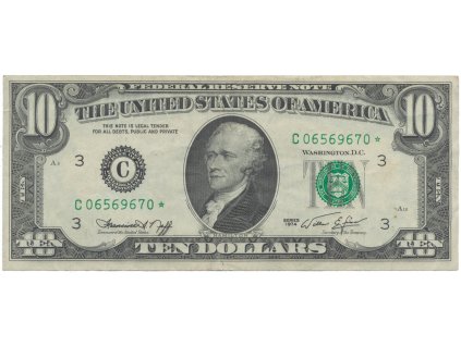 52686 usa 10 dollars 1974 nahradni serie pick 457r