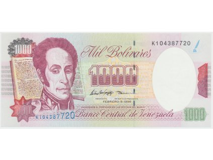 52950 52950 52950 venezuela 1000 bolivares 1998 p 76c