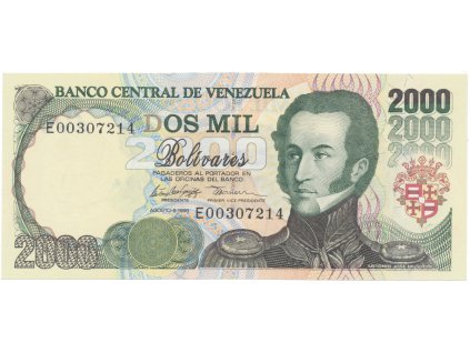 52953 52953 52953 venezuela 2000 bolivares 1998 p 77c