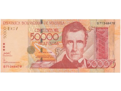 Venezuela, 50.000 Bolivares 2006, P.87c