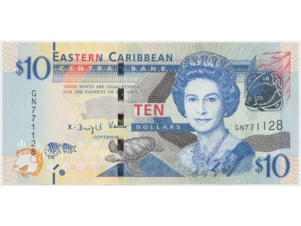 52986 52986 vychodokaribske staty 10 dollars 2012 p 52