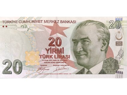 53055 53055 turecko 20 lira 2009 p 224a