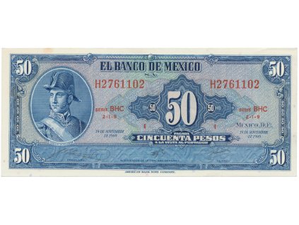 53214 53214 mexiko 50 pesos 1969 p 49r