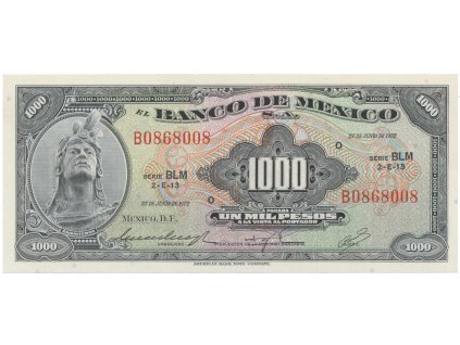 Mexiko, 1000 Pesos 1972, P.52p
