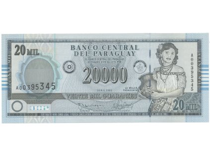 Paraguay, 20.000 Guaranies 2005, P.225