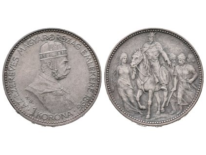 1 Koruna 1896 KB - jubilejní