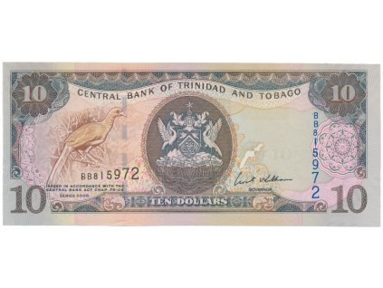 Trinidad a Tobago, 10 Dollars 2006, P.48