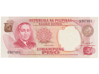 53529 53529 53529 filipiny 50 piso 1969 p 146b