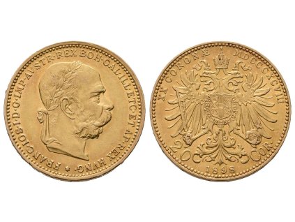 53745 53745 20 koruna 1898