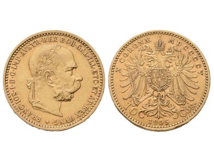 53754 53754 10 koruna 1905