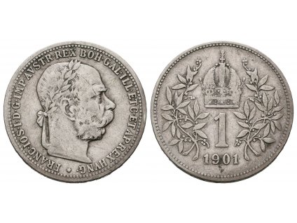 54457 54457 1 koruna 1901