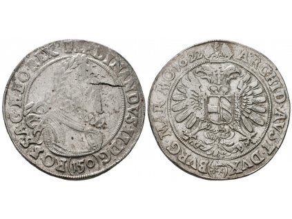 Ferdinand II., Tolar (150 Krejcar) 1622, Praha