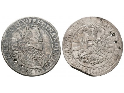 55537 55537 55537 ferdinand ii 1 2 tolar 75 krejcar 1622 praha